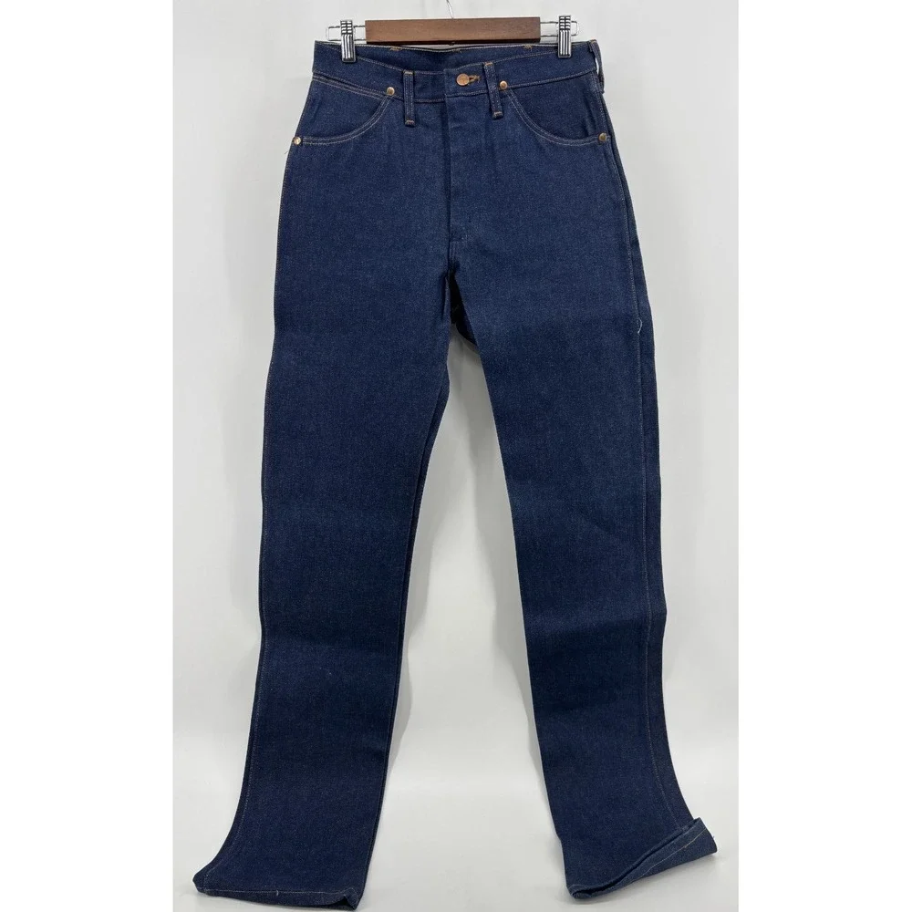 Wrangler ProRodeo Straight Jeans Mens Indigo Blue Cowboy Cut 30x38 Vintage 13MWZ